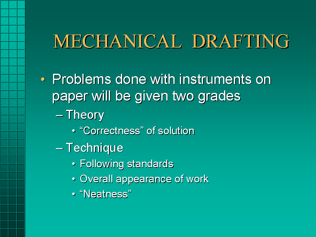MECHANICAL DRAFTING